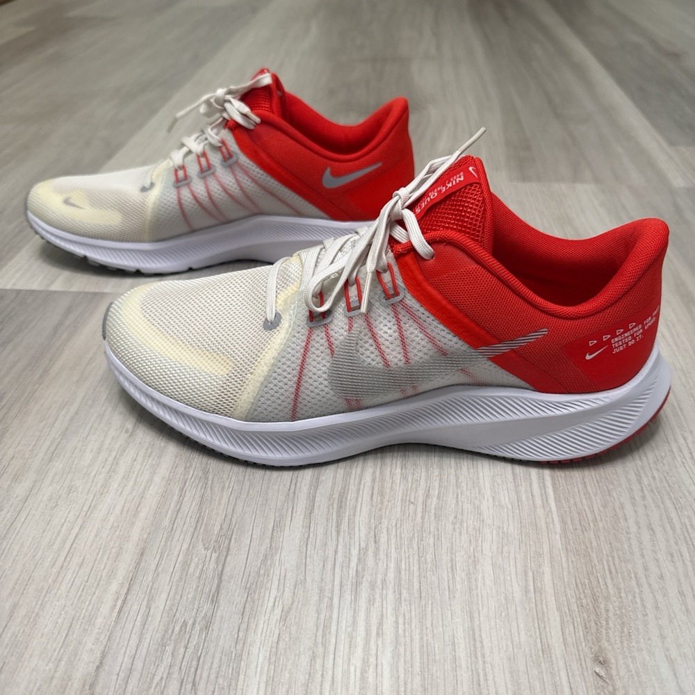 Nike Quest Athletic Shoes Red and White